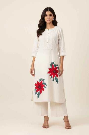 Pure Cotton Flex Two Piece Pant Set