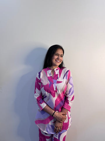 Abstract print Co Ord Set CS0025