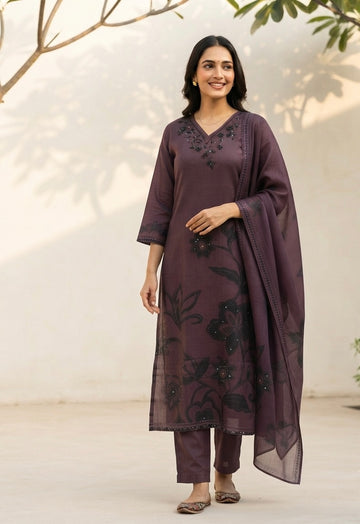 Pure Linen Dupatta  S et