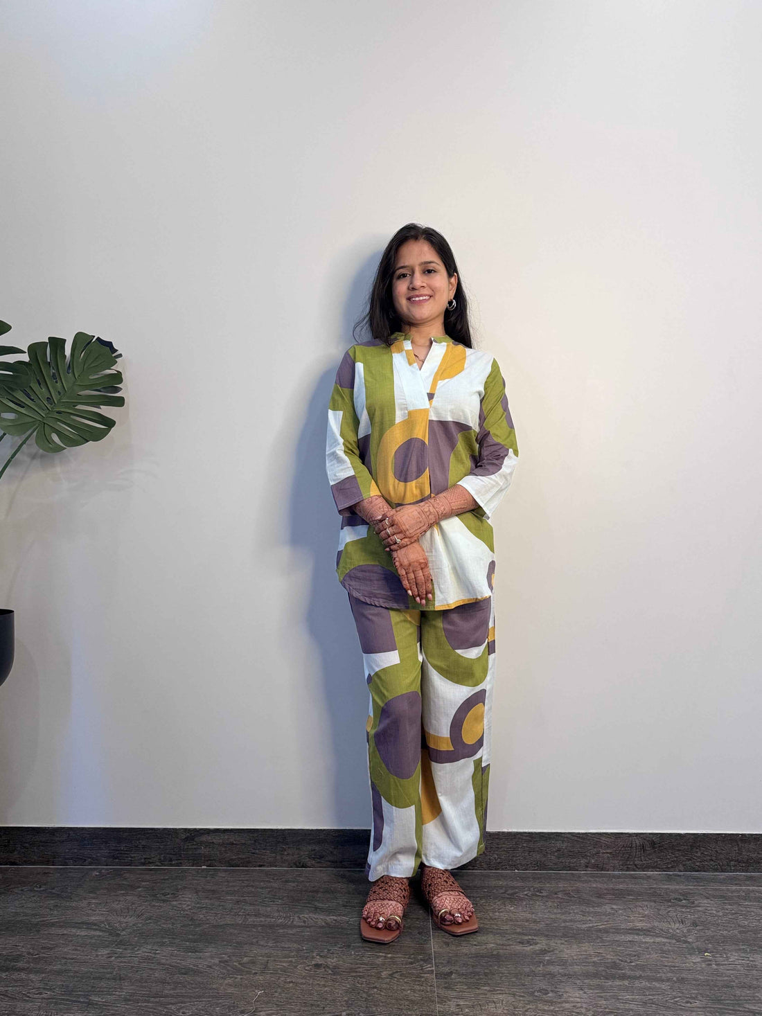 Abstract print Co Ord Set CS0025