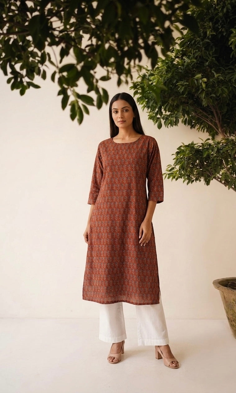 Pure Cotton Single Kurta Set 129
