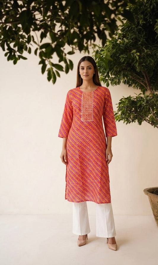 Pure Cotton Single Kurta Set 123