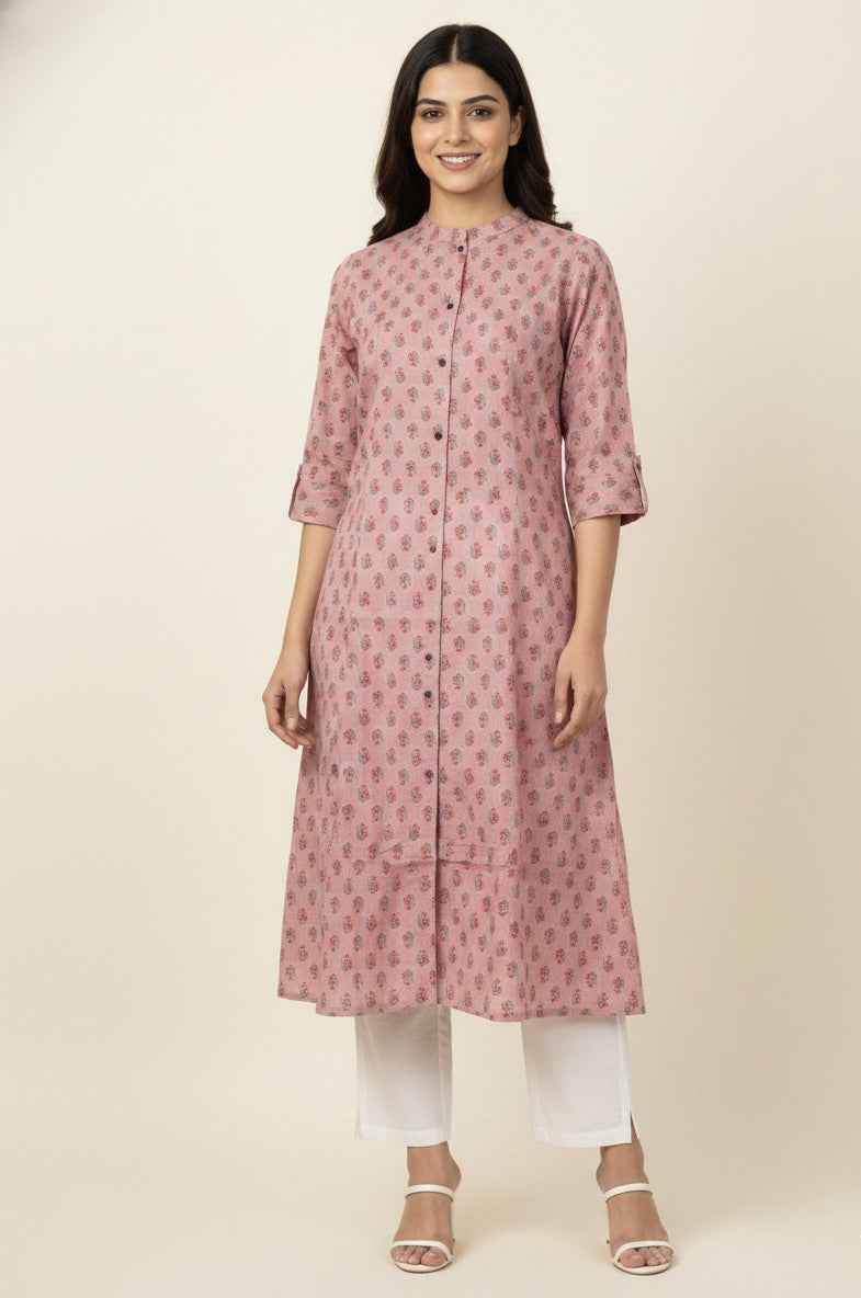 Pure Cotton  A Line Only Kurtas