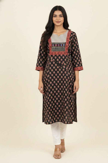 Straight Fit Only Kurta In Pure Cotton