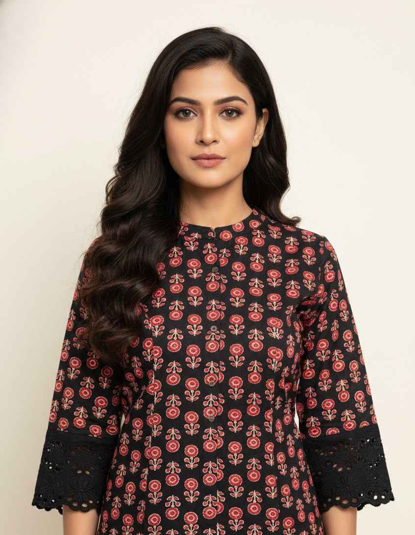 Pure Cotton A Line Only Kurtas