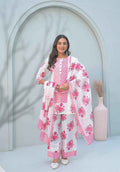 Pure cotton floral print with inner Dupatta set CS0181