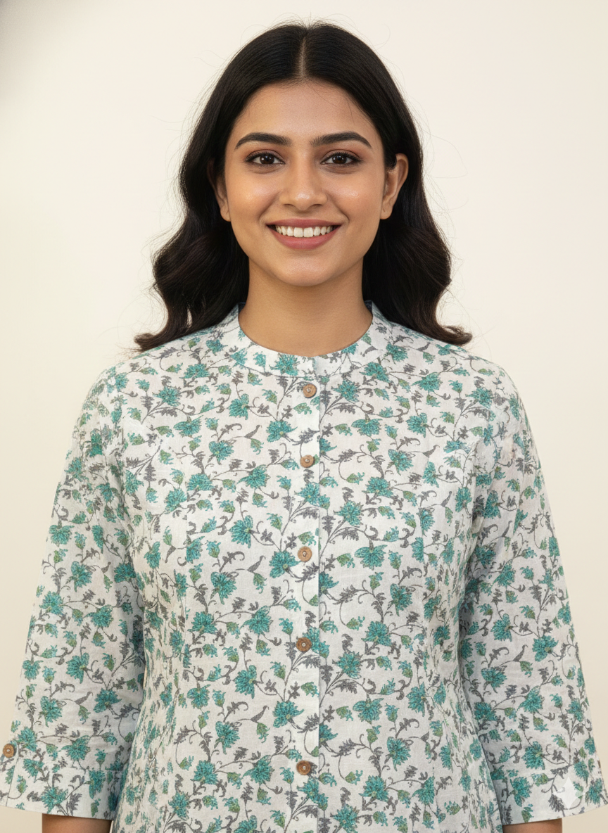 Pure Cotton A Line Only Kurtas