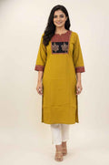 Straight Fit Only Kurta In Pure Cotton