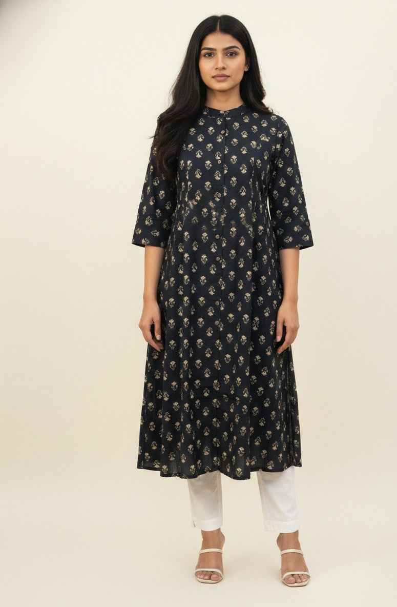 Pure Cotton A Line Only Kurtas