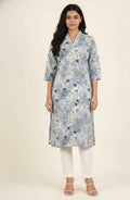 Straight Fit Only Kurta In Pure Cotton