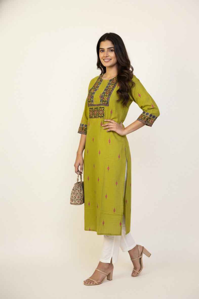 Pure Cotton Handloom Only Kurta Set