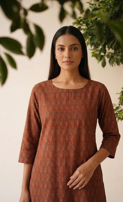 Pure Cotton Single Kurta Set 129