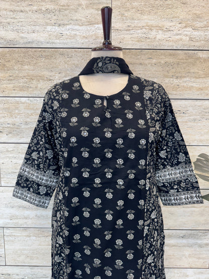 Printed Cotton Dupatta Set