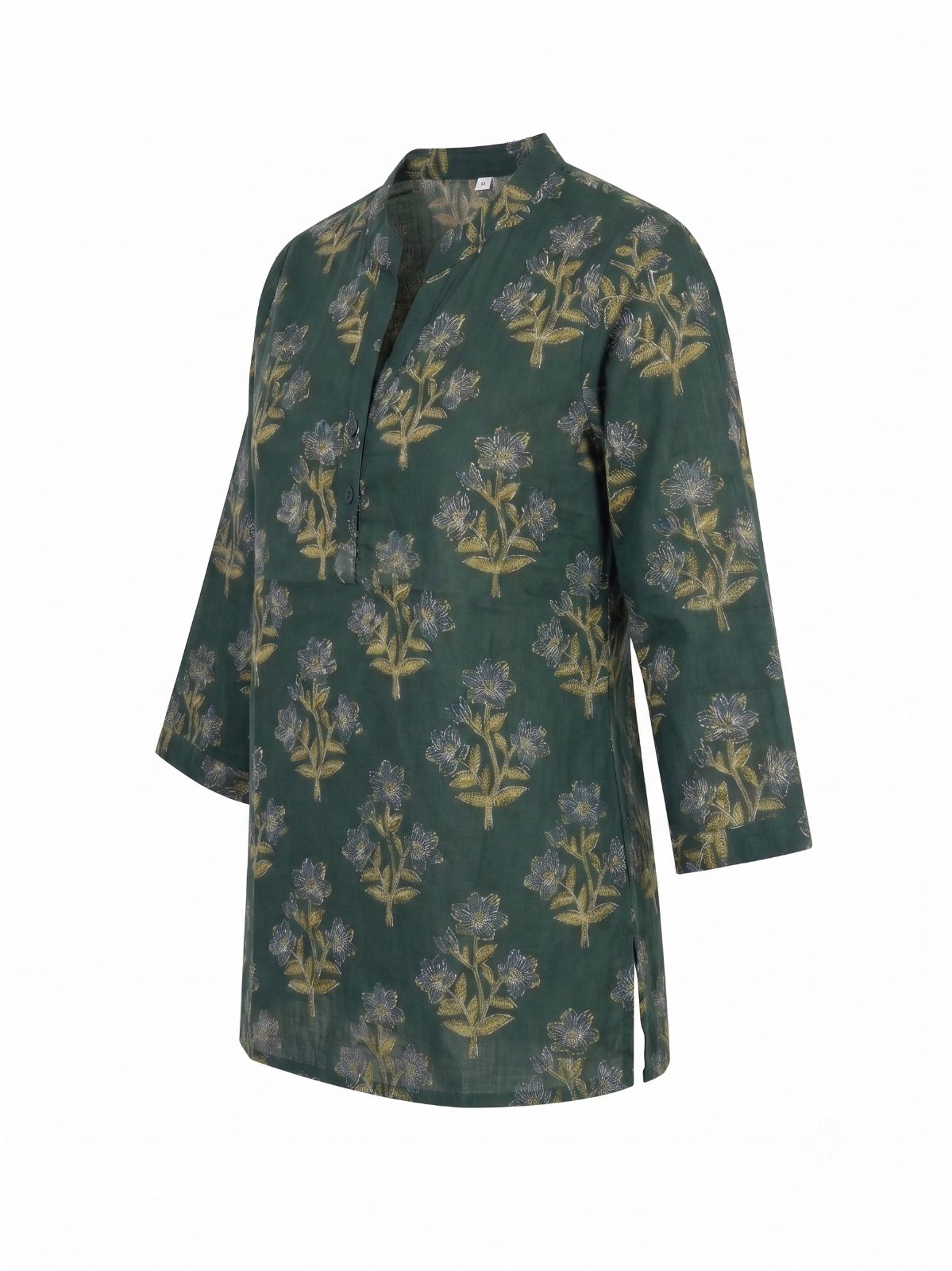Printed Short Top In Cotton Fabric ST001