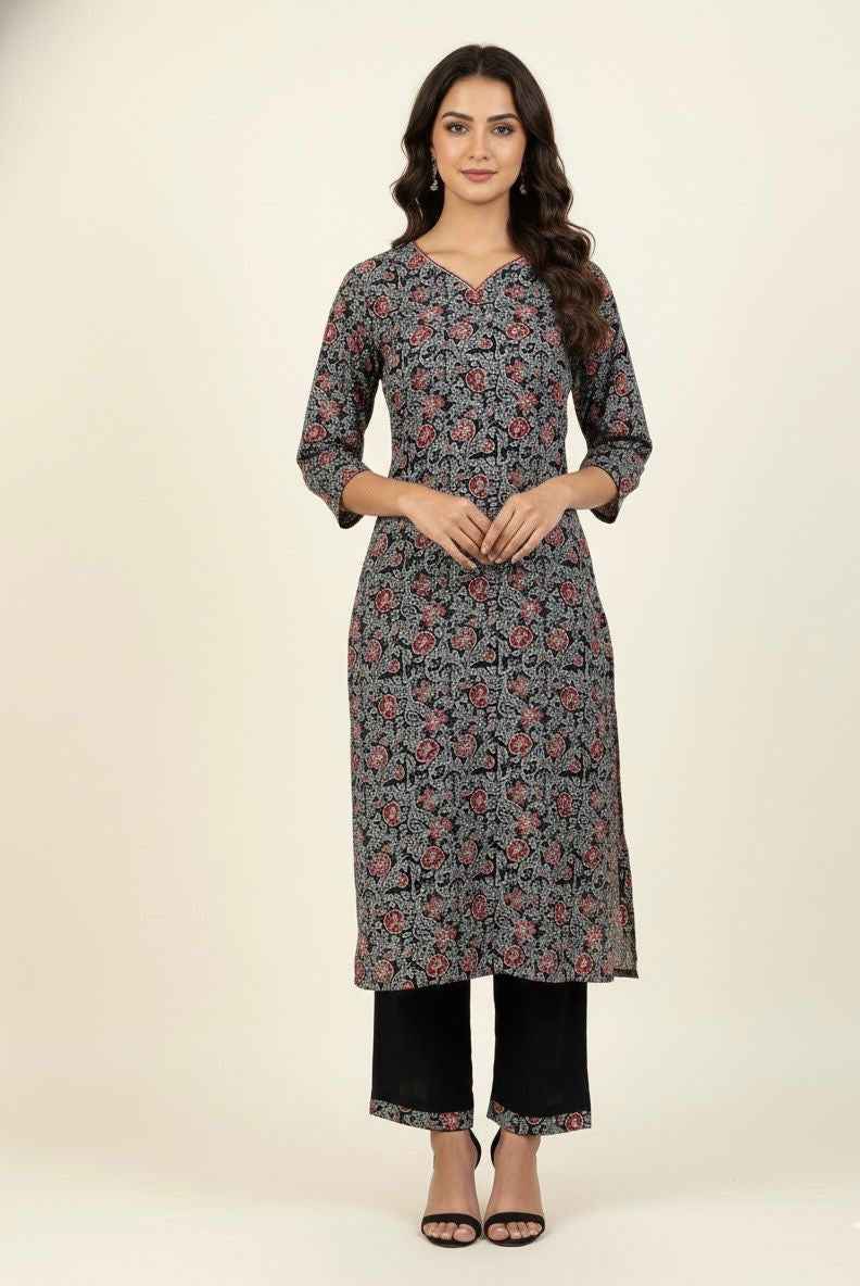 Pure cotton with Appliqué Dupatta set   CS0193