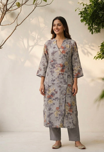 Big Size Two Piece In muslin Fabric