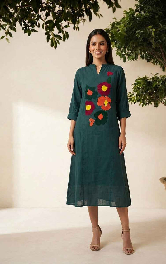 One Piece Dress Crush Melony Silk in Fabric SD047