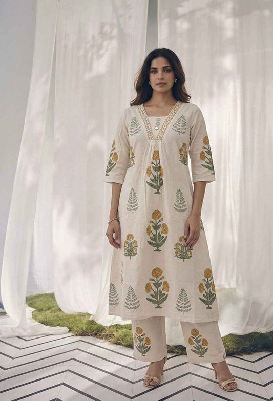 Premium Flex Cotton Two Piece Set