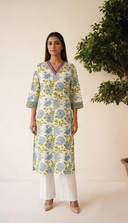 Pure Cotton Single Kurta Set 139