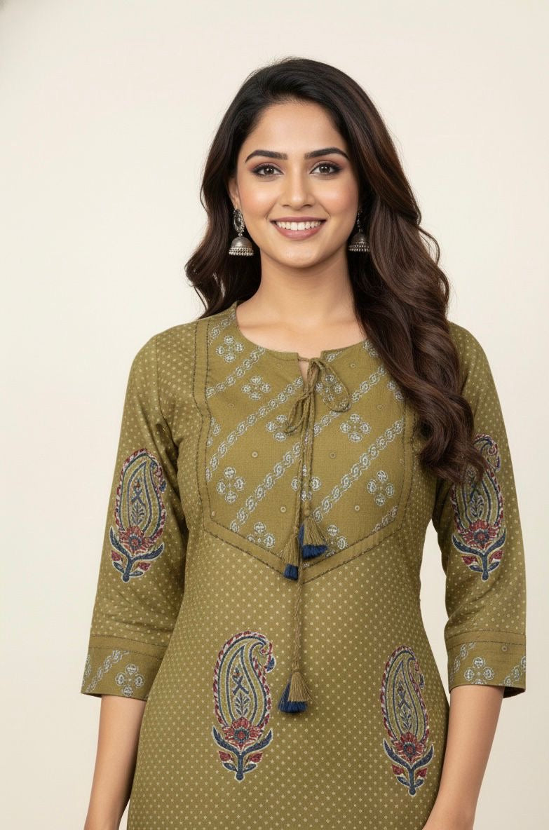 New Pure cotton printed Dupatta set