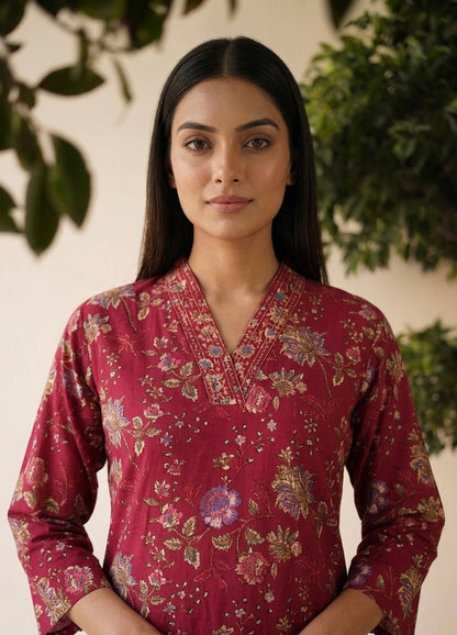 Pure Cotton Single Kurta Set 138