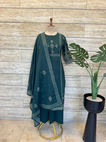 Pure Cotton Dupatta Set
