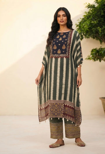 Pure Muslin Kaftan Set