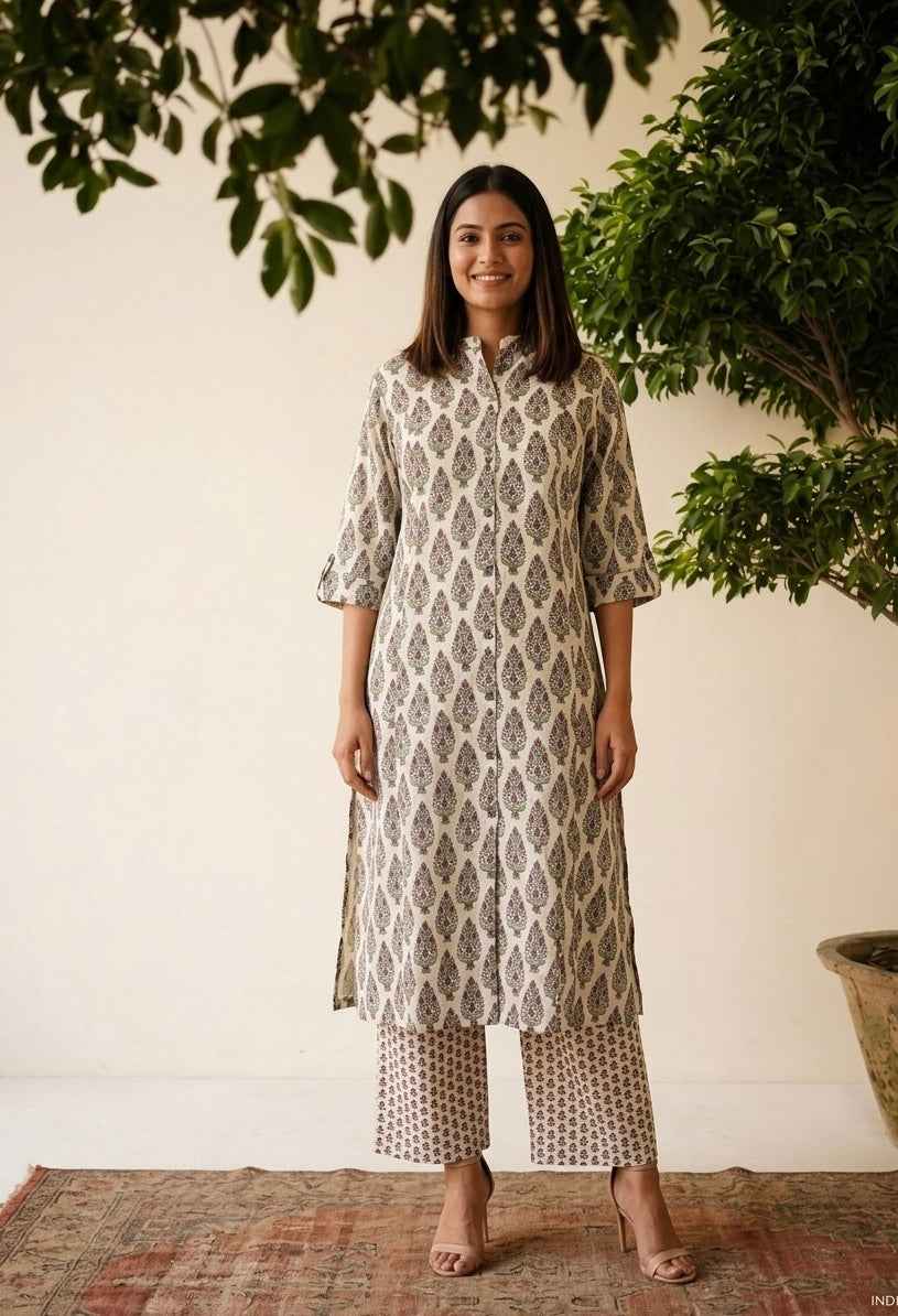Pure Cotton Two Piece Two Set