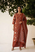 Pure Cotton Printed Dupatta Set CS0374