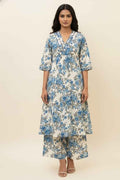 Pure cotton A-line pent set with plazoo