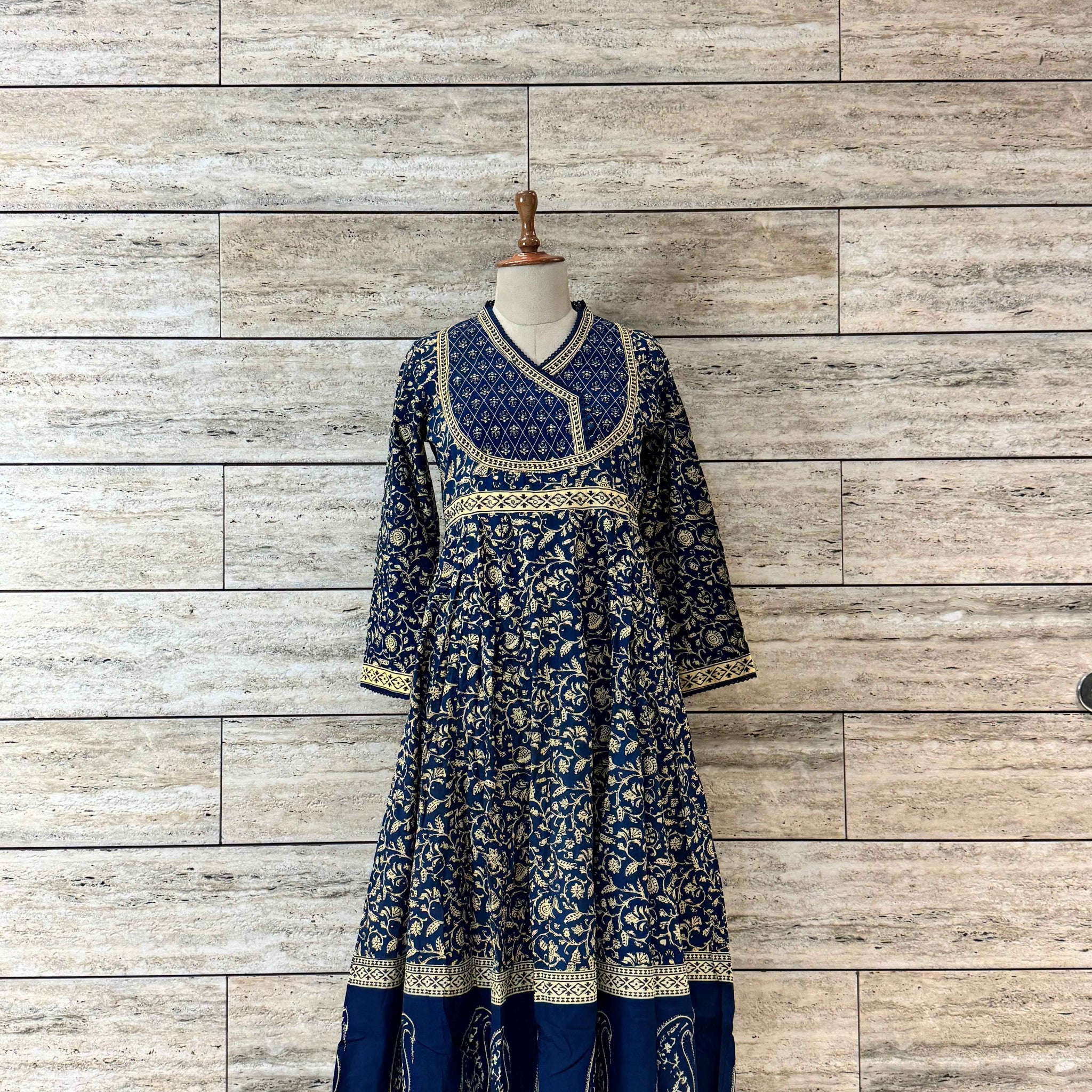 Pure Cotton Anarkali Dupatta Set
