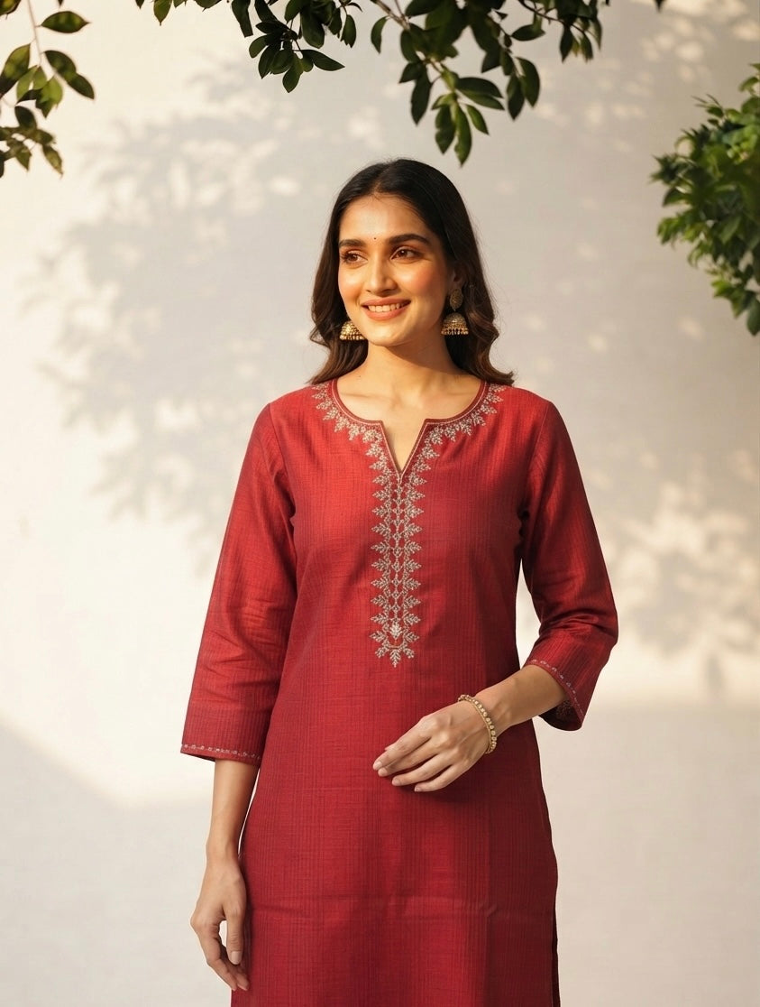Premium Tissue Shimmer Silk Dupatta Set With Lining