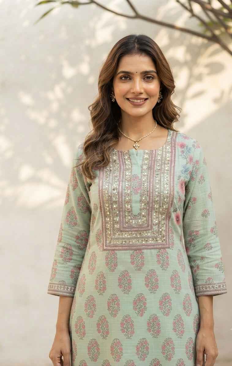 Pure Chanderi Dupatta Set CHS014