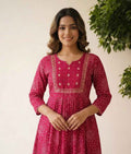 Pure Cotton Dupatta Suit With Bandhej Print
