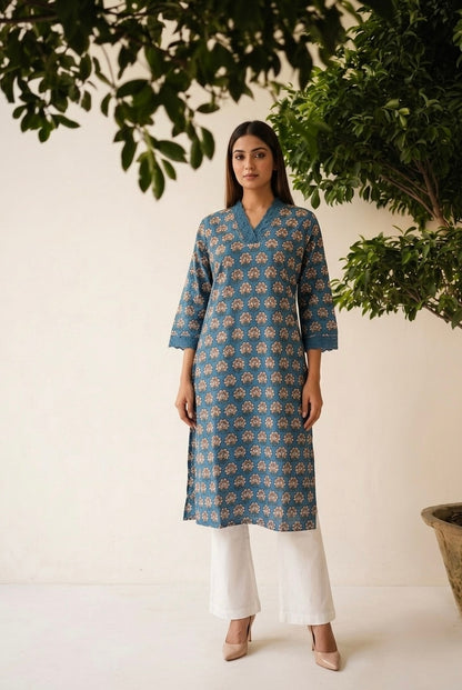 Pure Cotton Single Kurta Set 137