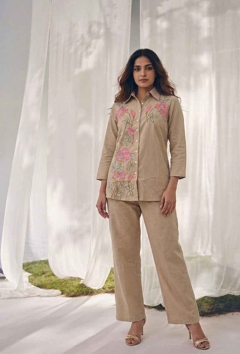 Premium Flex Cotton Two Piece Set