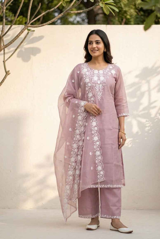 Pure Chanderi Dupatta Set