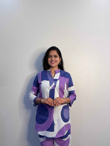 Abstract print Co Ord Set CS0022