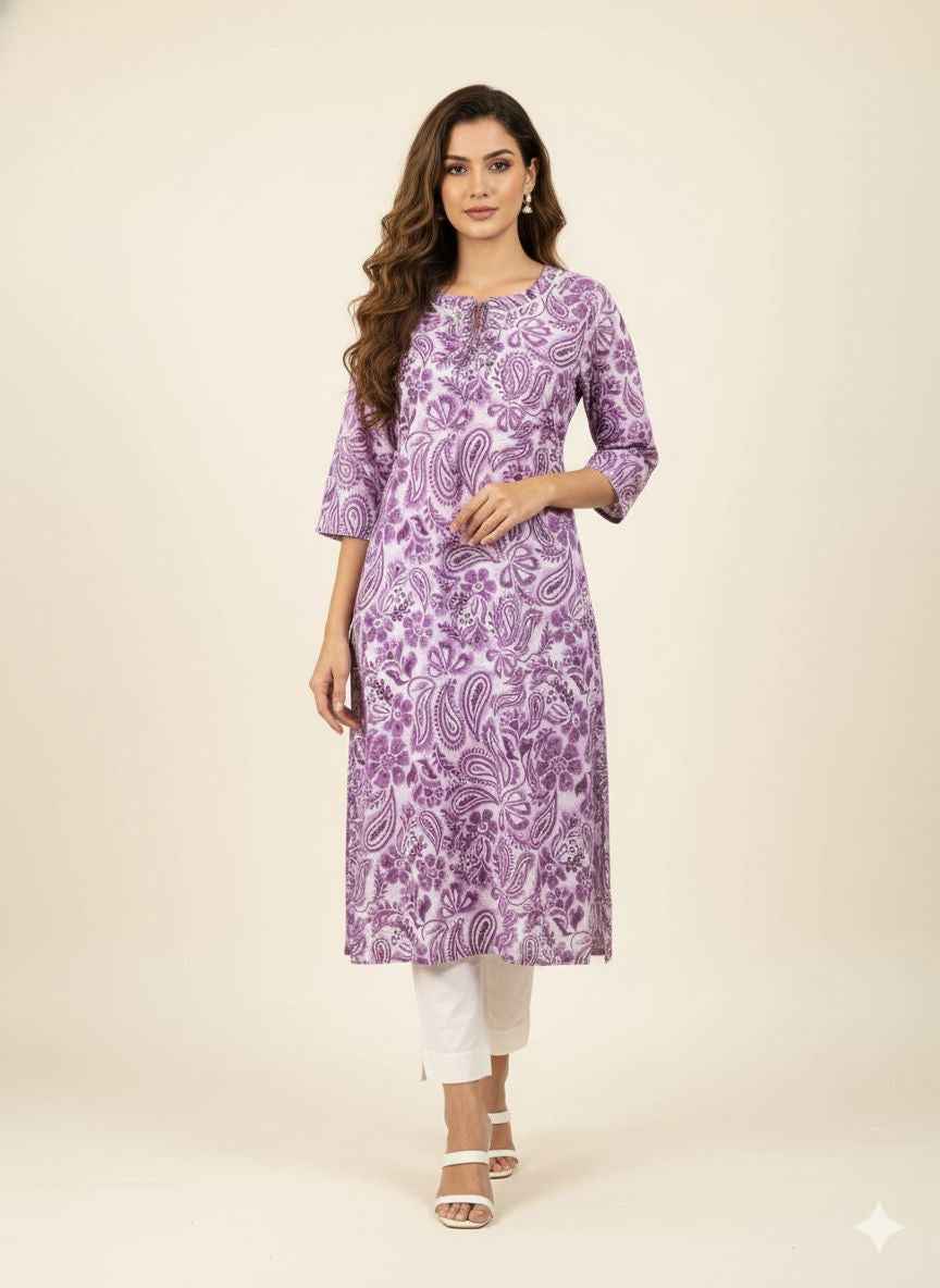 Premium Cotton Straight Kurta