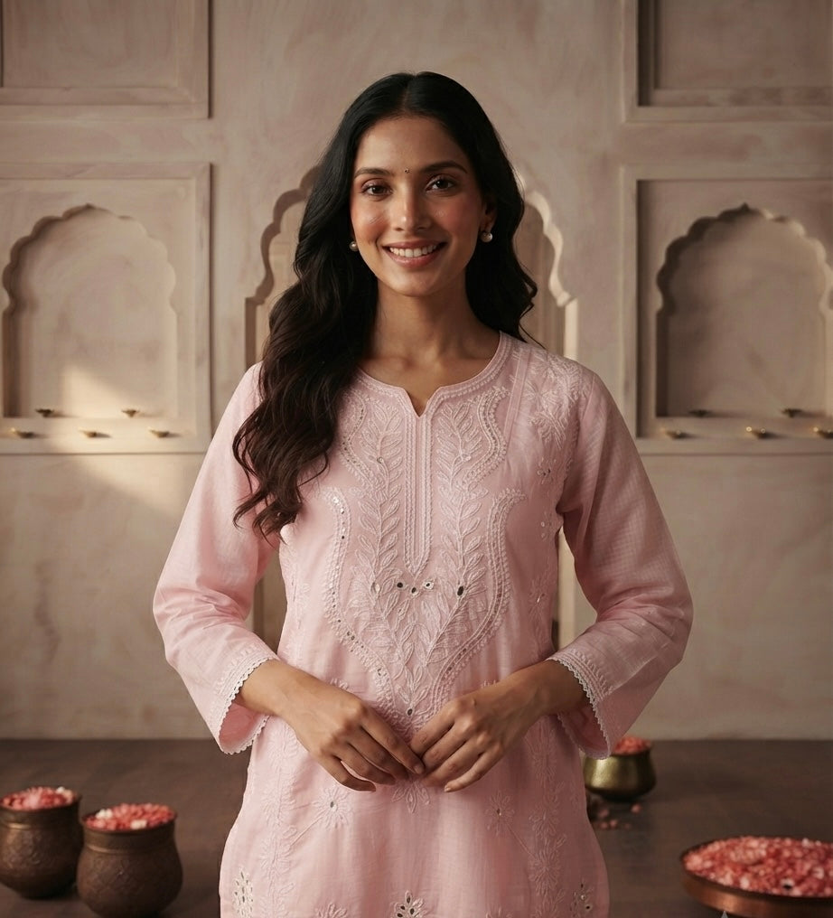 Pure Chanderi  festival wear Dupatta Set