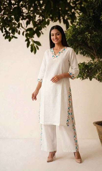 Pure Cotton Two Piece Pant Set