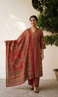 Pure Cotton Printed Dupatta Set CS0370
