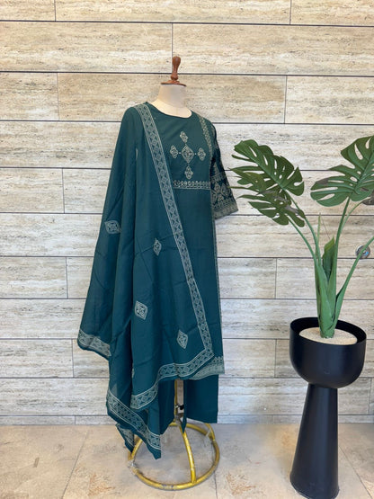 Pure Cotton Dupatta Set