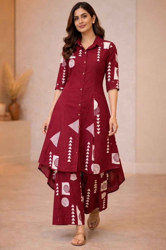 New Premium Cotton A-Line Co Ord Sets  COS099