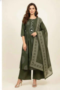 Premium cotton a-line Dupatta set CS0194