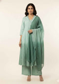 Pure Mul Cotton A Line Dupatta Set With embroidery