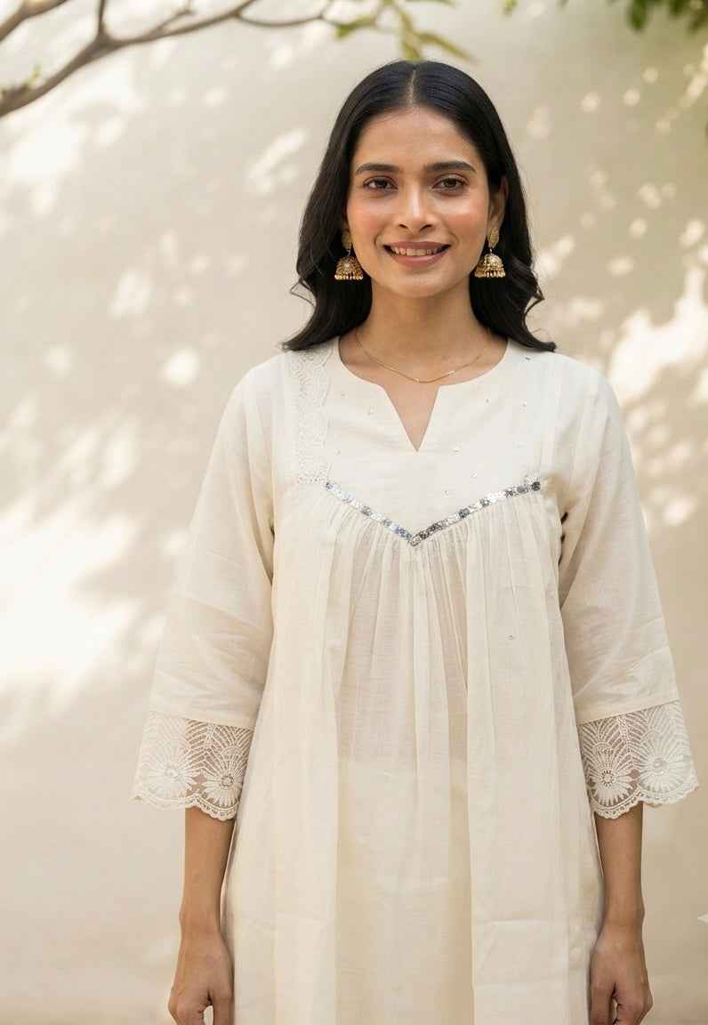 Pure Chanderi  festival wear Dupatta Set