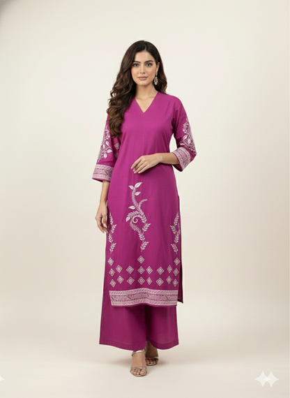 Premium Cotton Digital Print Dupatta Set CS0158