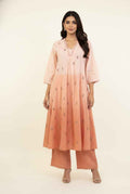 Pure Mul Cotton A Line Dupatta Set With embroidery