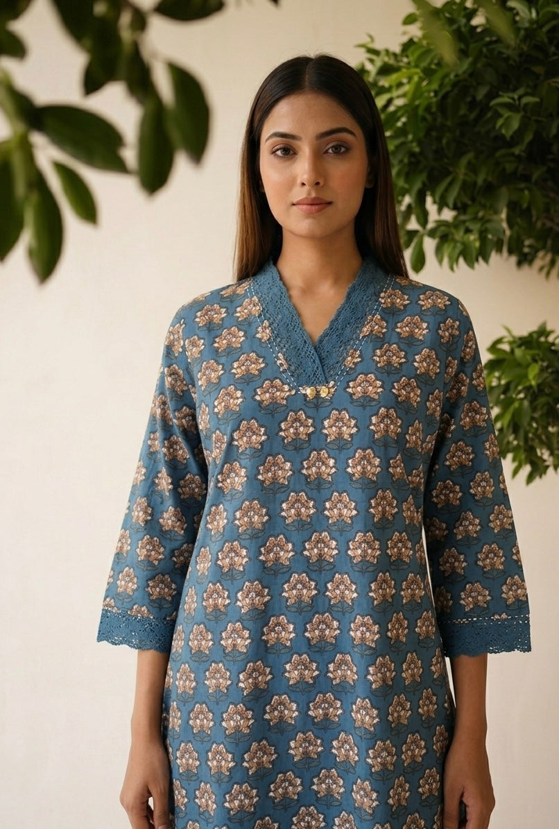 Pure Cotton Single Kurta Set 137